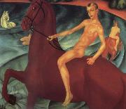 Kusma Petrow-Wodkin The bath of the red horse oil painting picture wholesale